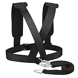 CSTHEN Sled Harness Tire Pulling Harness Pull Strap with Reinforced Lock, Can Pull up to 1.5T Weight for Fitness Weight Sled Resistance Training Speed Harness Trainer Football Workout Equipment