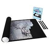 Lavievert Giant Jigsaw Puzzle Mat Roll Up, Portable Puzzle Storage Puzzle Saver for Adults & Kids, Large Puzzle Board Puzzle Keeper Holder for Puzzles Up to 3000 Pieces
