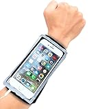 MyBand Phone Holder for Running - Arm Bands for iPhone - Case Free Design -Zipper Pouch - Non-Slip Knitted Cloth - Size Lg Forearm 10' to 15' - Fits iPhone Pro/XS/X (Not Max/Plus) - Machine Washable