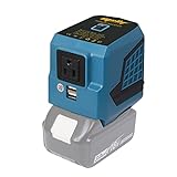 Mellif Portable Power Station for Makita 18v Battery, 200W Cordless Inverter AC Outlet with Dual USB, DC 18V to AC 120V Generator for Outdoor Camping Travel RVs Home Use (Battery Not Included)