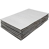 GOSCHE 394 mil 8.61 sqft Sound Deadener for Car, 10mm Thick Sound Deadening Mat Materials Can be Better with Audio Noise Insulation and Vibration Dampening 9.8″x 15.7″(8-Piece)