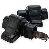 Rat Traps Indoor and Outdoor - Dual-Entry Large Rat Trap Outdoor and Indoor for Home, Garden and Restaurant with 99.9% Trap Rate | Easy to Use Rodent Traps with Safe Hands Free Design - UCatch