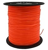 KAKO 080 Trimmer Line Square Weed Wacker String .080-Inch-by-2000-ft Commercial Grade Square String Trimmer Line, Weed Eater String .080 Fits Most String Trimmer (Orange), 080/'' 5lb