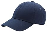 Top Level Baseball Cap Men Women-Cotton Dad Hat Plain,NAV Navy