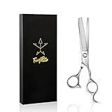 Fengliren High-end Professional Hair Thinning Scissors Hair Cutting Teeth Shears Barber Hairdressing Texturizing Scissors Extremely Very Sharp 6.5 Inch Stainless Steel Alloy For Men Women Salon & Home