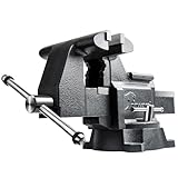 Forward CR40A-4.5In Bench Vise 210 Degrees Swivel Base Heavy Duty with Anvil (4 1/2')