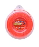 Cyclone .095-Inch-by-140-Foot Spool Commercial Grade 6-Blade 1/2-Pound Grass Trimmer Line, Orange CY095D