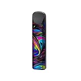 Electronic Slim Lighter USB Mini Lighters Windproof Rechargeable Slim Coil Portable Plasma Lighter Double Side Ignition Power Indicator Flameless Boyfriends Gifts (Rainbow)