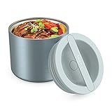 Bentgo® Stainless Insulated Food Container - Triple Layer Insulation, Leak-Proof Lid, Wide Mouth Design - Sustainable 2.4 Cup Capacity, Food-Grade Materials, Ideal for Cool or Warm Food (Aqua)