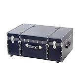 DormCo Texture Brand Wheeled Trunk - Navy - Large