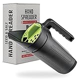 SPRODUCE Ergonomic Handheld Spreader (2.5L) Adjustable Openings for All-Purpose Use; Grass Seed Spreader, Lawn Fertilizer Spreader, Salt Spreader, On Lawns, Driveways, and Walkways Up to 800 Sq Ft.