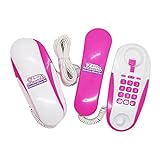 ECLENYES Pretend Play Telephone,Play Phone for Kids,Intercom Toy with Real Ringing Sounds,Ultra-Long Phone Line with 2 Telephones,Develops Communication Skills,Gift