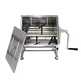 CMI Commercial Stainless Steel 40-Pound/20-Liter Capacity Tilt Tank Manual Meat Mixers,(Mixing Maximum 30-Pound for Meat),Sausage Mixer Machine Meat Processing Equipment