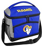 Rawlings NFL Soft Sided Insulated Cooler Bag/Lunch Box, 12-Can Capacity, Los Angeles Rams
