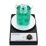 ANZESER Magnetic Stirrer Magnetic Stir Plate 3000RPM Lab Stirrers with Stir Bar Max Stirring Capacity 3000mL Magnetic Mixer