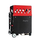 Nisplay Portable Tennis Ball Machine (26lbs) - Dual Motor for TopSpin and Backspin, 80+ Balls, Max 68MPH, 4+ Hours Play with External Lithium Battery (Ball Machine Only)