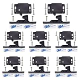 qieoyk RV Cabinet Latches and Catches 8 Pack Cabinet Latches and Catches 10 LB Pull with Screws and Double-Sided Adhesive RV Drawer Latch for Camper Motor Trailor RV Home Office Cabinet Drawer