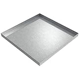 Drip Pan - 36' x 36' x 2.5' - Galvanized Steel, Large Washing Machine Spill Tray | Water Damage Prevention | No Leak | Made In The USA | Welded Water Tight | Killarney Metals
