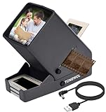 35mm Slide and Film Viewer, Negative Viewer, Desk Top LED Lighted Illuminated Viewing, 3X Magnification, USB Powered
