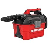 Craftsman V20 Cordless Vacuum Cleaner, Shop Vac Wet/Dry, 2 Gallon, 7ft Hose, Bare Tool Only (CMCV002B)