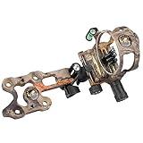 Aluminium Alloy 5 Pins Compound Bow Sight Set for Right Handed and Left Handed Adjustable Shooting Bow Sight