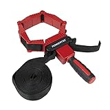 POWERTEC 71122 Deluxe Polygon Quick Release Band Clamp | Woodworking Frame Clamping Strap Holder