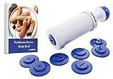 StarBlue Churrera Churro Maker with FREE Recipe e-Book - Easy Piping Nozzle Tool for Deep Fry Churro in 8 Difference Shapes