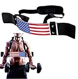 FIGHTSENSE Arm Blaster Biceps Curl Triceps Muscle Isolator Bomber Fitness Gym Workout Training Support (American)