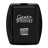 Top Trumps Game of Thrones Quiz Game; Entertaining Trivia About Your Favorite Westeros Characters The Starks, Lannisters, Baratheons, and More | Fun for Ages 18 & up