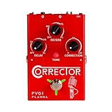 FLAMMA FV01 Vocal Effects Processor Pitch Correction Pedal with Delay Reverb for Microphone Amplifier Stompbox Guitar