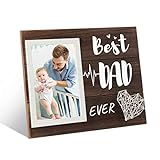 Father's Day Gifts from Daughters Son Kids Wife, Unique Gifts for Dad First Father's Day Gifts,Birthday Gifts for Dad for Stepdad,Father s Day Gifts for Husband,Best Dad Ever Picture Frame