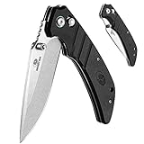 Mossy Oak Pocket Knife - Folding Knife with 4-inch Blade - Tactical knife with G10 Handle, Pocket Clip, and Axis Lock - EDC Knife for Men Women Gift