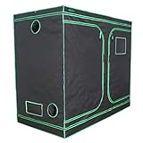 Green hut Grow Tent 96'X48'X78' 600D Mylar Hydroponic Indoor Grow Tent with Observation Window, Removable Floor Tray and Tool Bag for Indoor Plant Growing 8X4