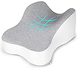 anzhixiu Real Knee Pillow Separates The Knees for Body Alignment - Semicircle Round Shape Leg Pillow Promotes Sleep - Standard