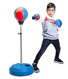 TechTools Punching Bag for Kids, Ages 3 - 8 Years Old - Includes Kids Boxing Gloves - Kids Boxing Set with Stand, Height Adjustable, Boy Toys, Gifts Idea for Boys and Girls