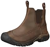 KEEN Men's Anchorage 3 Waterproof Pull On Insulated Snow Boots, Dark Earth/Mulch, 10.5