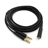3.5mm Universal 2 in 1 Gaming Headset Audio- Extend Cable for Cloud II/Alpha-/Cloud Flight/Core Headphone for Computer (200cm)