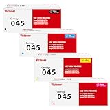 045 Toner Cartridges 4-Pack Compatible Replacement for Canon 045 045H Toner Cartridges for Canon imageCLASS MF634Cdw MF632Cdw LBP612Cdw MF632 MF634 LBP612 Series Printer Ink