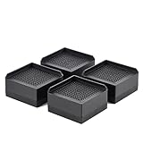 LUCKYQTQH Bed Risers Adjustable Furniture Risers Heavy Duty，Bed Risers Lifts to 1.5,3 and 4 Inches，Desk Risers for Sofa Couch Bed Frame ，Supports Up to 3000 lbs