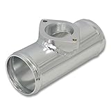 DNA MOTORING FP-G250 2.5' Turbo Blow Off Valve Flange Adapter Pipe For Type-S RS Bov White