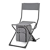 Arrowhead Outdoor Multi-Function 3-in-1 Compact Camp Chair: Backpack, Stool & Insulated Cooler, w/Bottle Holder & Storage Bag, External Pockets, Backrest, Fishing, Hiking, Heavy-Duty, USA-Based