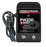 AgraTronix PW200 Fence Energizer – Plug-in Charger with Ultra-Low Impedance Technology, Battery-Operated Energizer with LED