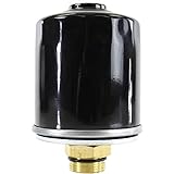 BVV Carbon Exhaust Filter for VE Series and Mastercool 3CFM & 6CFM Vacuum Pumps - M24 Fitting Carbon Filter with Silicone Seal - Premium, Easy-to-Install, Universally Compatible Black Carbon Filter