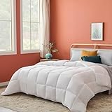 LINENSPA White Down Alternative Comforter and Duvet Insert - All-Season Comforter - Box Stitched Comforter - Bedding for Kids, Teens, and Adults - King