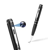 Hidden Camera Pen 32GB,FUVISION Full HD 1080P Spy Pen Camera Camcorder with Photo Taking,2 Hours Battery Pen Camera,Portable Digital Recorder with 3 Ink Refills Pocket DVR for Business and Conference