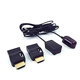 HDMI IR Extender to Control A/V Devices for Greater Distance up to 70ft Infrared IR Extender kit Include IR Receiver+IR Emitter+HDMI Adapter