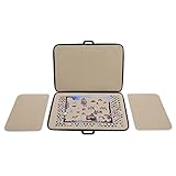 Jigitz Large Portable Puzzle Table - Zip-Up 1000pc Jigsaw Puzzle Carry Case with Puzzle Organizer Trays and Puzzle Mat for Convenient Puzzle Storage