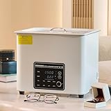 Creworks Professional 10L Ultrasonic Cleaner, 2.6 gal Digital Ultrasound Cleaner with Degas Mode, 240W Home Large Ultrasonic Cleaning Machine with for Parts Jewelry Eyeglasses Rings Tools Dentures