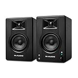 M-Audio BX3BT 3.5' Studio Monitors & PC Speakers with Bluetooth for Recording and Multimedia with Music Production Software, 120W, Pair
