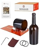 Genround Glass Bottle Cutter, Bottle Cutter DIY Machine for Cutting Wine Beer Whiskey Alcohol Champagne Round Liquor Bottles